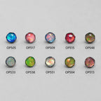 Titanium Jelly Opal Wave-Edge Piercing Top - image 8