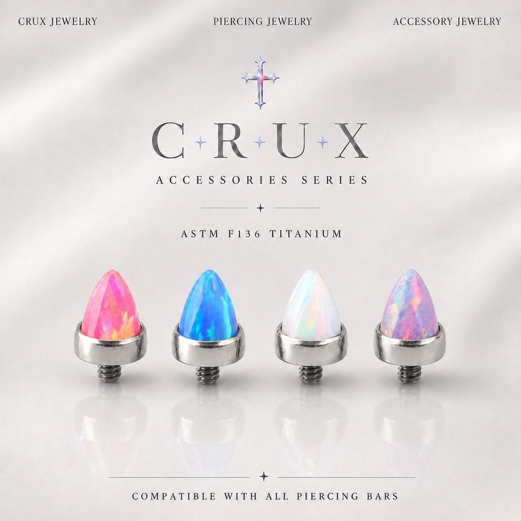 Titanium Opal Spike Piercing Top - image 1