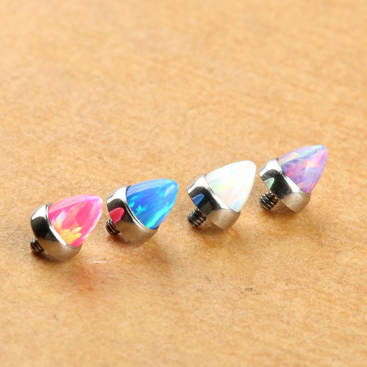 Titanium Opal Spike Piercing Top - image 2