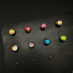 Titanium Jelly Opal Wave-Edge Piercing Top - image 5