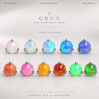Titanium Aurora Orb Opal Piercing Top - image 1