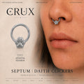Paw Print Clicker Ring | Blue Titanium Septum Jewelry | Cat Paw Daith Hoop | Cute Cartilage Gift for Her