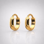 ASTM F136 Titanium Chunky Gold Septum Ring｜16G Hinged Clicker｜Minimalist Hoop Daith Jewelry｜Hypoallergenic｜Helix Conch Rook - Image 5