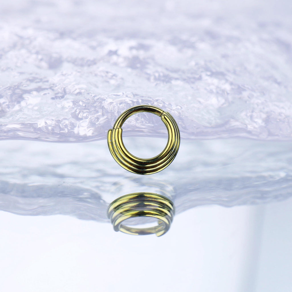 ASTM F136 Titanium Bow Septum Ring｜16G Hinged Clicker｜Cute Bow Daith Jewelry｜Hypoallergenic｜Helix Conch Rook Cartilage - Image 6