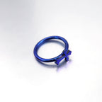 ASTM F136 Titanium Cross Septum Ring｜16G Hinged Clicker｜Gothic Daith Jewelry｜Hypoallergenic｜Helix Conch Rook Cartilage - Image 9