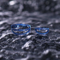 ASTM F136 Titanium Double & Triple Row CZ Septum Ring｜16G Hinged Clicker｜Stacked Daith Jewelry｜Hypoallergenic｜Helix Conch Rook Cartilage - Image 5
