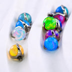 Multicolor Titanium Jelly Opal Piercing Top - image 6