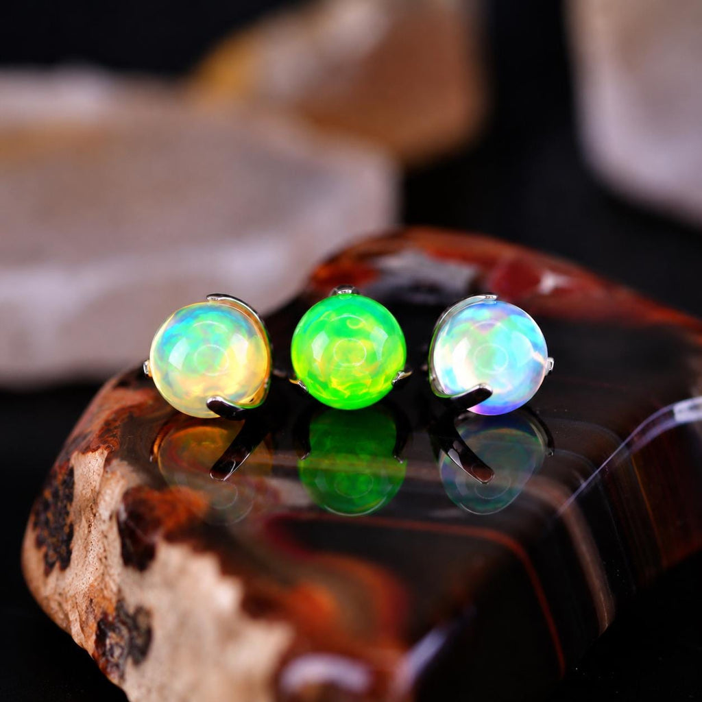 Multicolor Titanium Jelly Opal Piercing Top - image 8