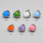 Titanium Fire Opal Dragon-Claw Piercing Top - image 6