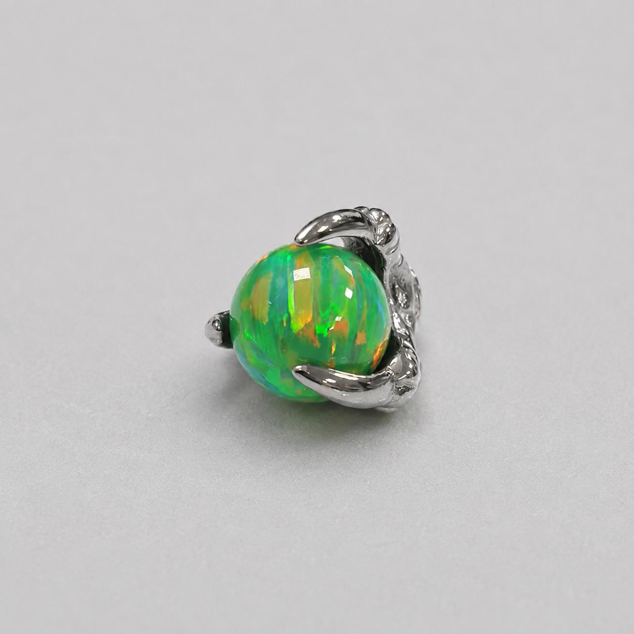 Titanium Fire Opal Dragon-Claw Piercing Top - image 10