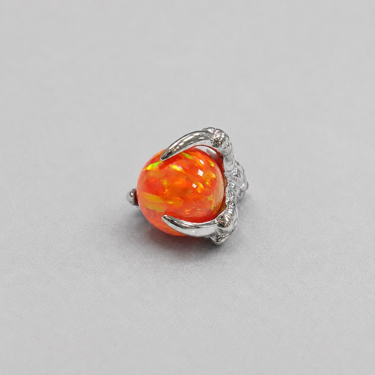 Titanium Fire Opal Dragon-Claw Piercing Top - image 9
