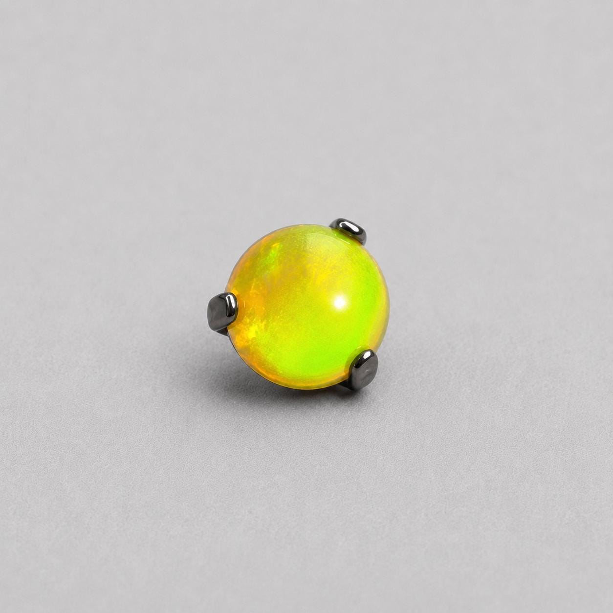 Titanium Nebula Opal Three-Prong Piercing Top - image 9