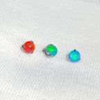 Titanium Nebula Opal Dragon-Claw Piercing Top - image 7