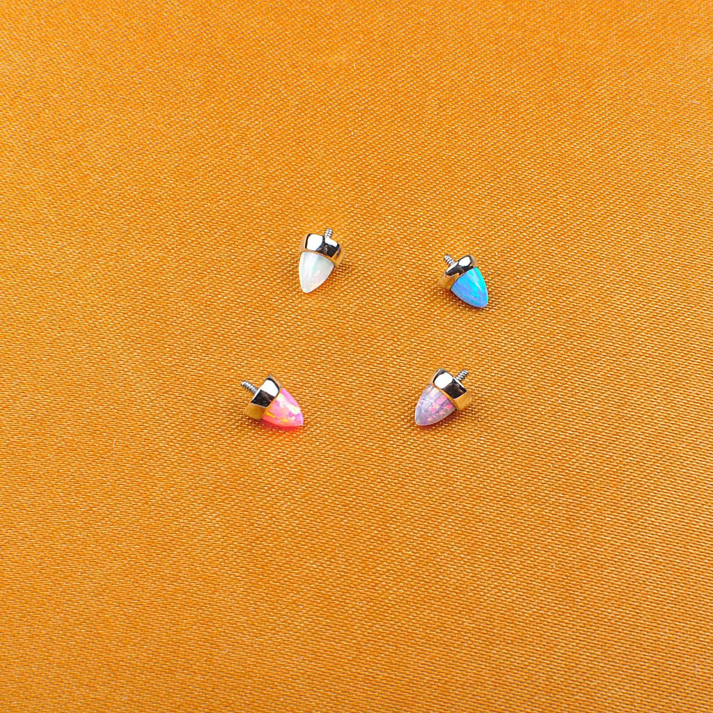 Titanium Opal Spike Piercing Top - image 3