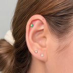 Titanium Aurora Orb Opal Piercing Top - image 2