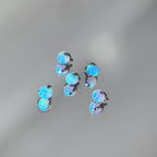 Titanium Nebula Opal Dragon-Claw Piercing Top - image 6
