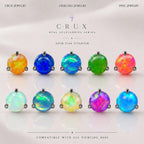 Multicolor Titanium Jelly Opal Piercing Top - image 1