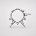 Titanium Spike & Ball Septum Clicker