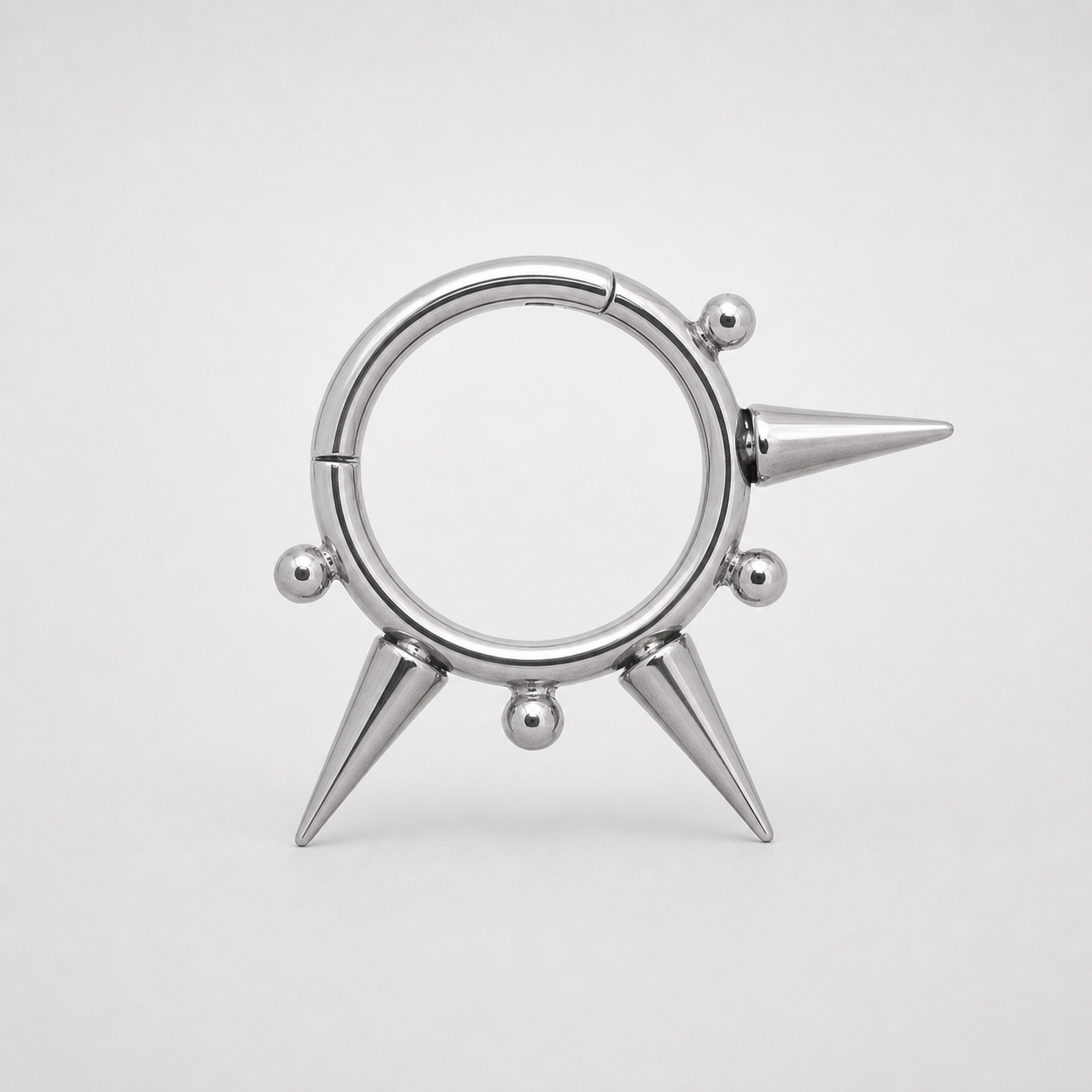 Titanium Spike & Ball Septum Clicker