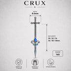 Fleur-de-Lis Sword industrial barbell detail 10