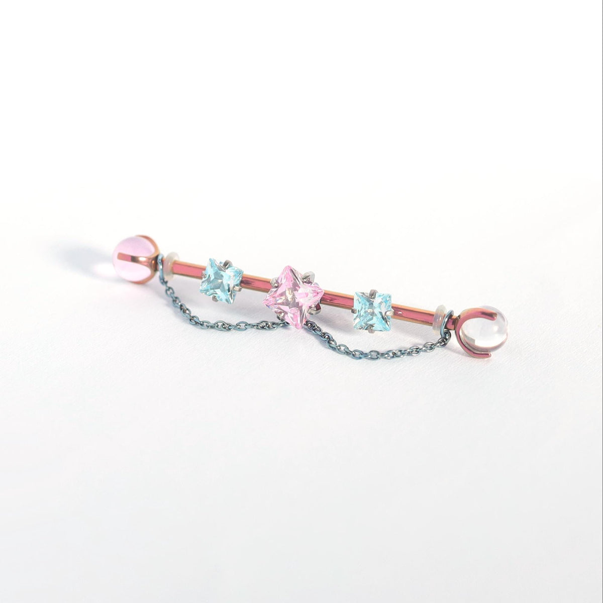 Sugar Cube Star Chain industrial barbell detail 4