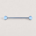 Crystal Sphere industrial barbell detail 8