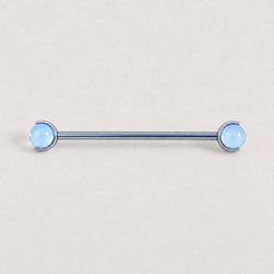 Crystal Sphere industrial barbell detail 8