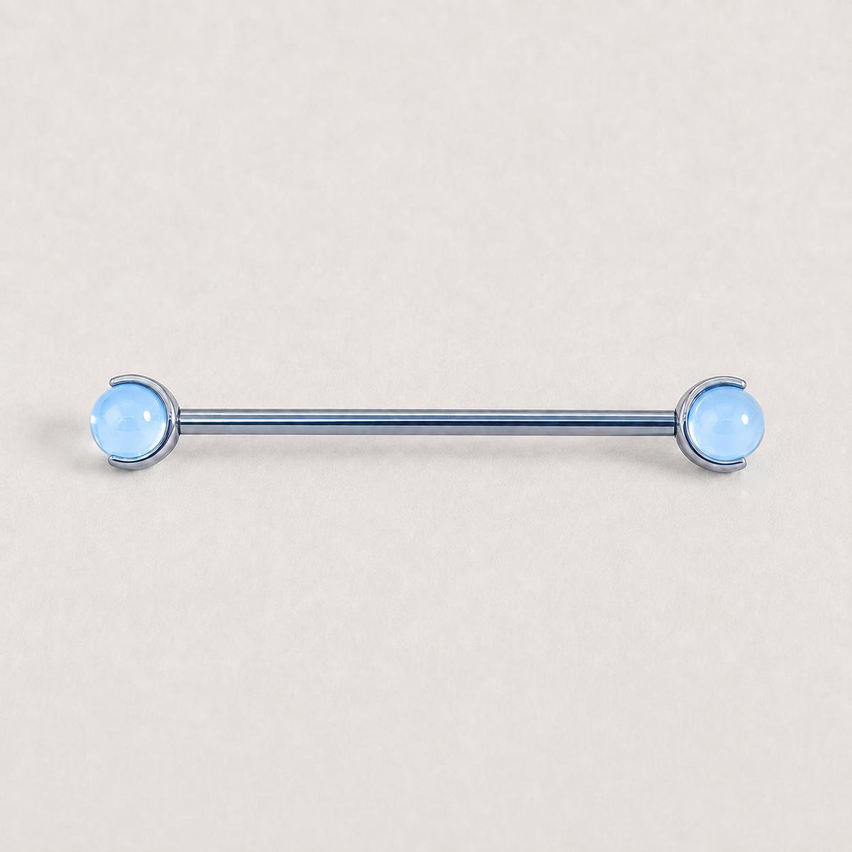 Crystal Sphere industrial barbell detail 8