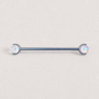 Crystal Sphere industrial barbell detail 11
