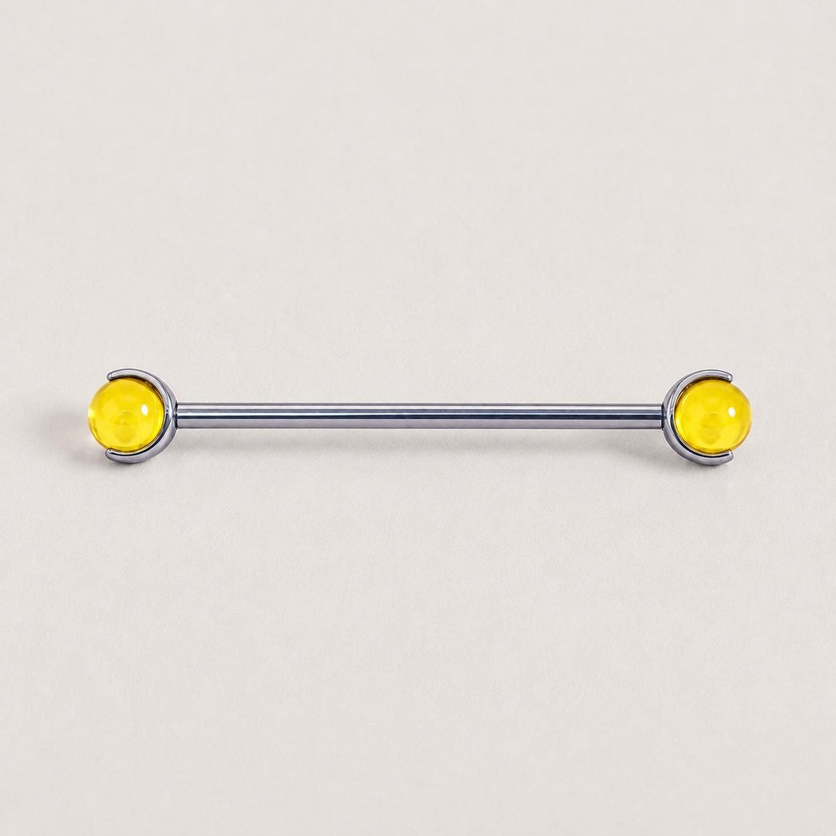Crystal Sphere industrial barbell detail 12