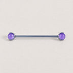 Crystal Sphere industrial barbell detail 13