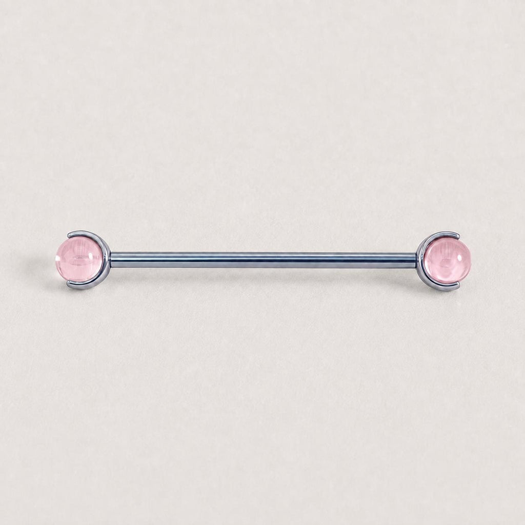 Crystal Sphere industrial barbell detail 14