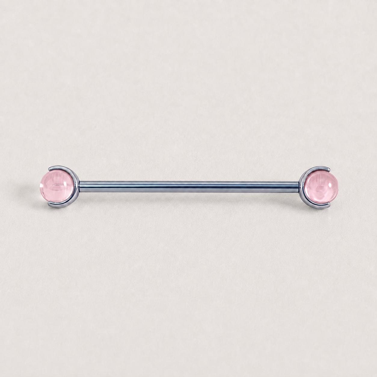 Crystal Sphere industrial barbell detail 14