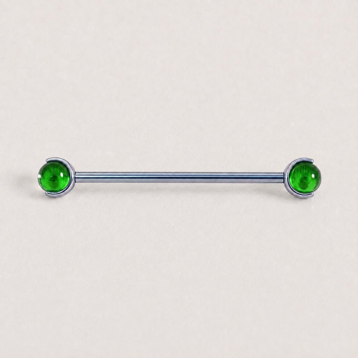 Crystal Sphere industrial barbell detail 15