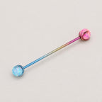 Fire Opal industrial barbell detail 3