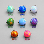 Aurora Opal industrial barbell detail 6