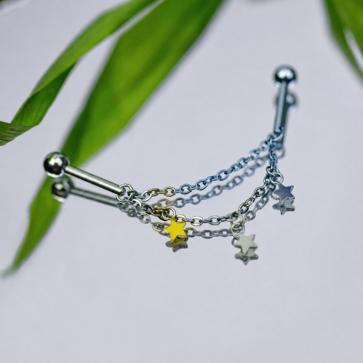 Starfall Chain industrial barbell detail 3