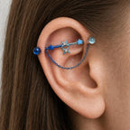 Double Star Chain industrial barbell detail 2
