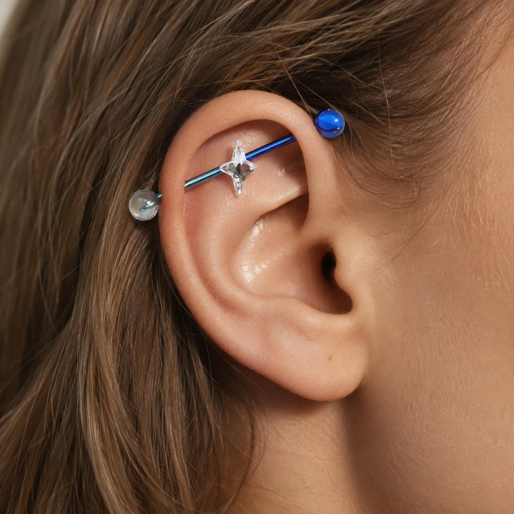 Double Star Chain industrial barbell detail 3