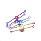Open Star industrial barbell detail 3