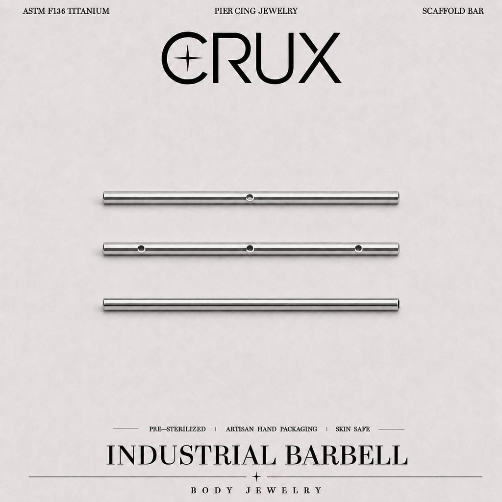 Modular Bar F136 Titanium industrial barbell
