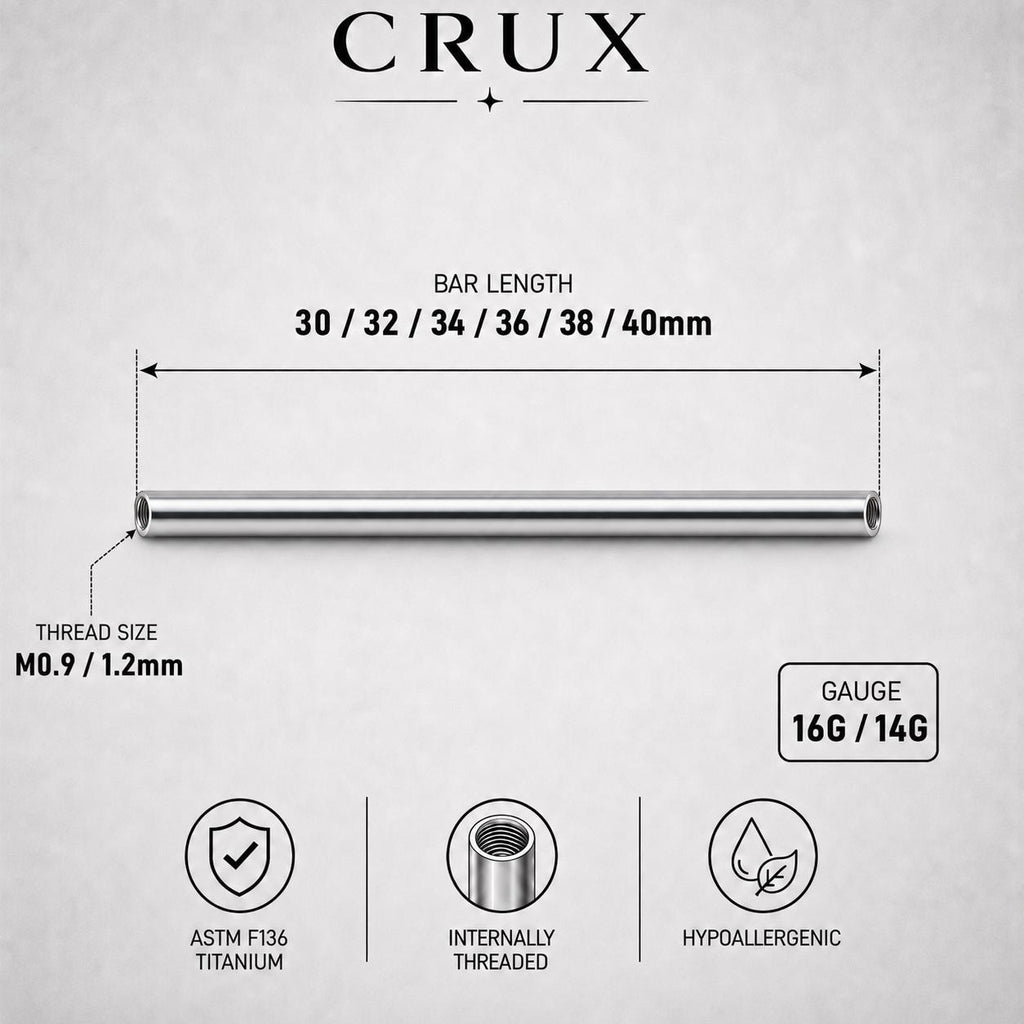Modular Bar industrial barbell detail 9