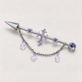 ETSY 4549531892 | IMAGE 10 | Vesper Cross Chain Titanium Industrial Barbell