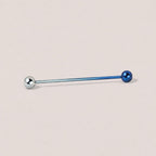 ETSY 4550812342 | IMAGE 15 | Prong-Set CZ Titanium Industrial Barbell