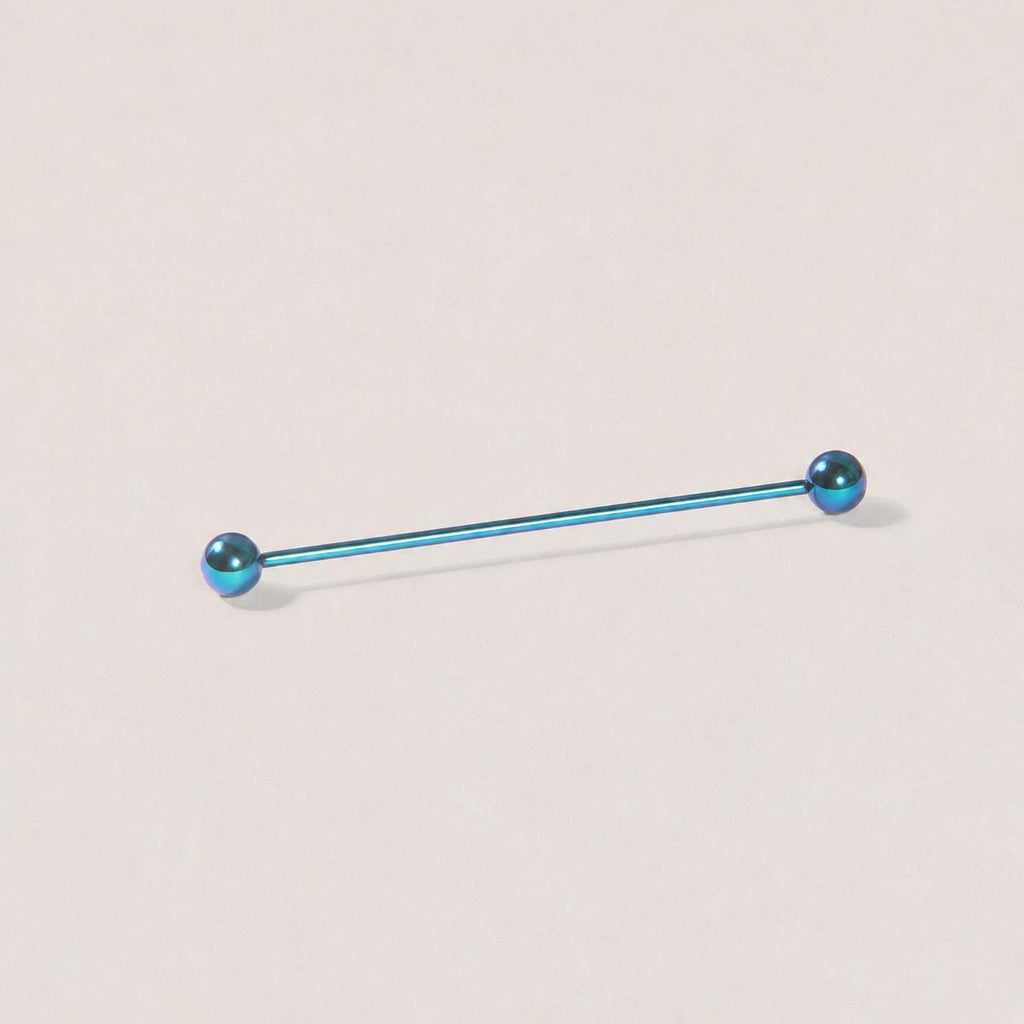 ETSY 4550812342 | IMAGE 16 | Prong-Set CZ Titanium Industrial Barbell