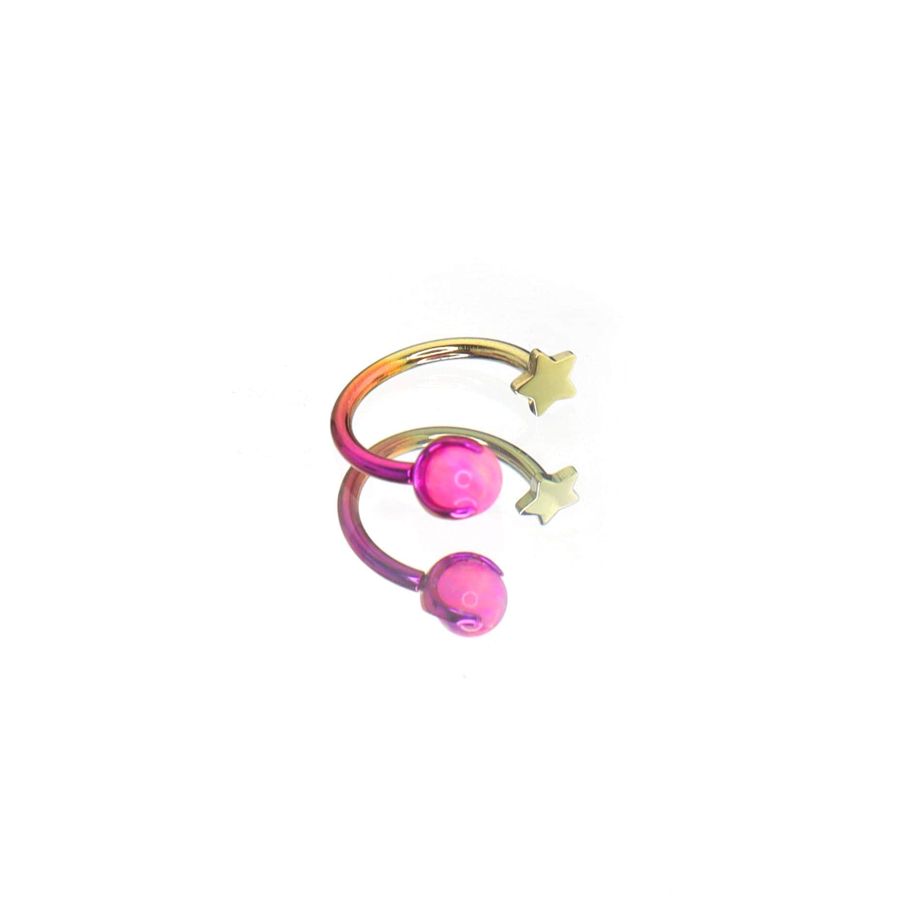 Princess Cadance Opal Star Spiral in ASTM F136 Titanium