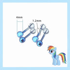 Mane Six Opal Barbell size and fit reference