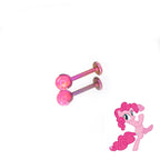 Pinkie Pie Mane Six Labret Stud in ASTM F136 Titanium