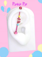 Pinkie Pie Prismatic Faux Industrial Bar in ASTM F136 Titanium