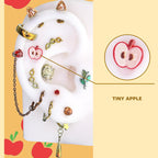 TINY APPLE Applejack Ear Stack in ASTM F136 Titanium